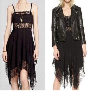 Intimately Free People Dobby Dot Slip Dress, VGUC,
Size M black